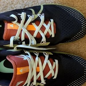 Nike Black and Orange Athletic Shoes